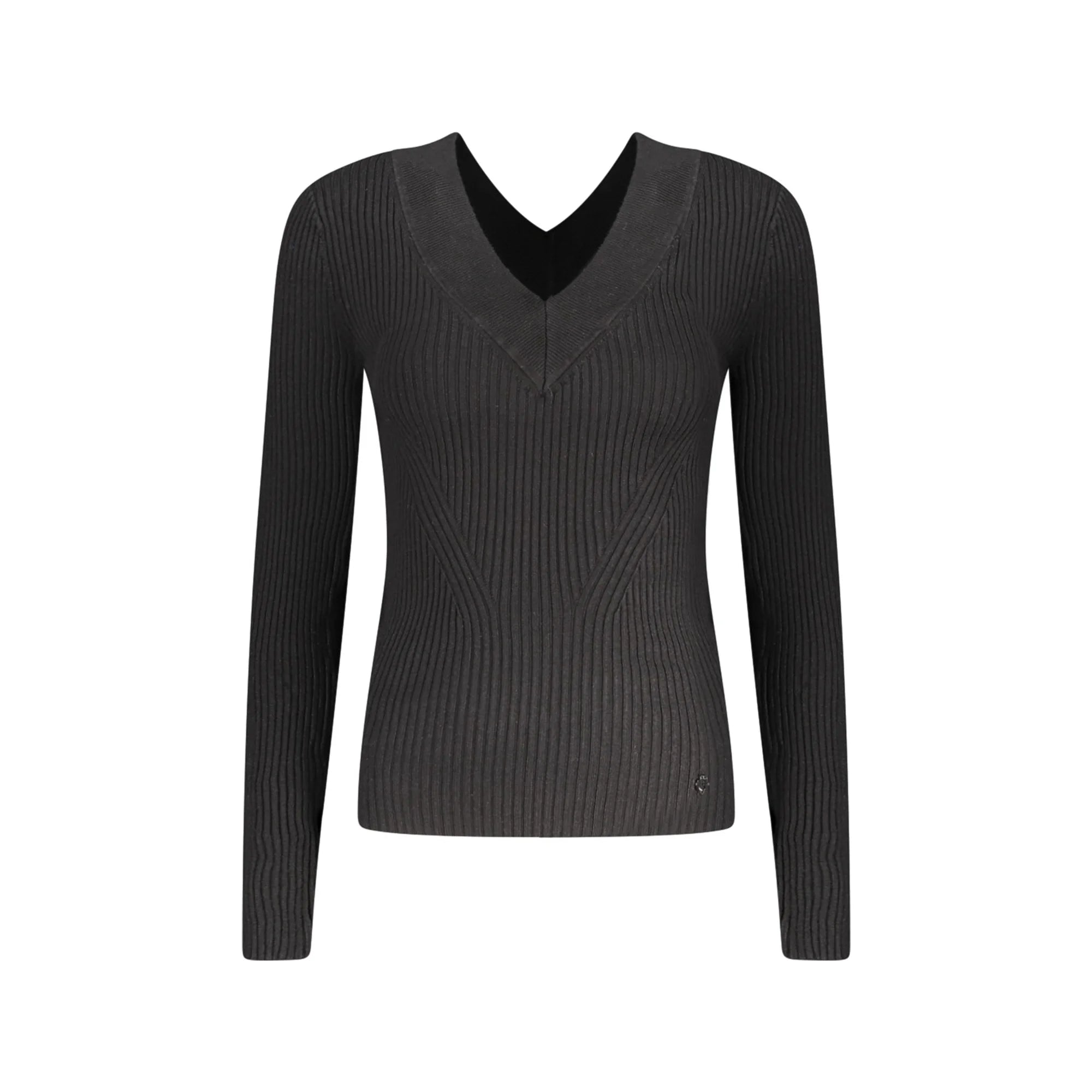 Guess Jeans Maglia Donna Nera Logo Maglie Nero - foto prodotto